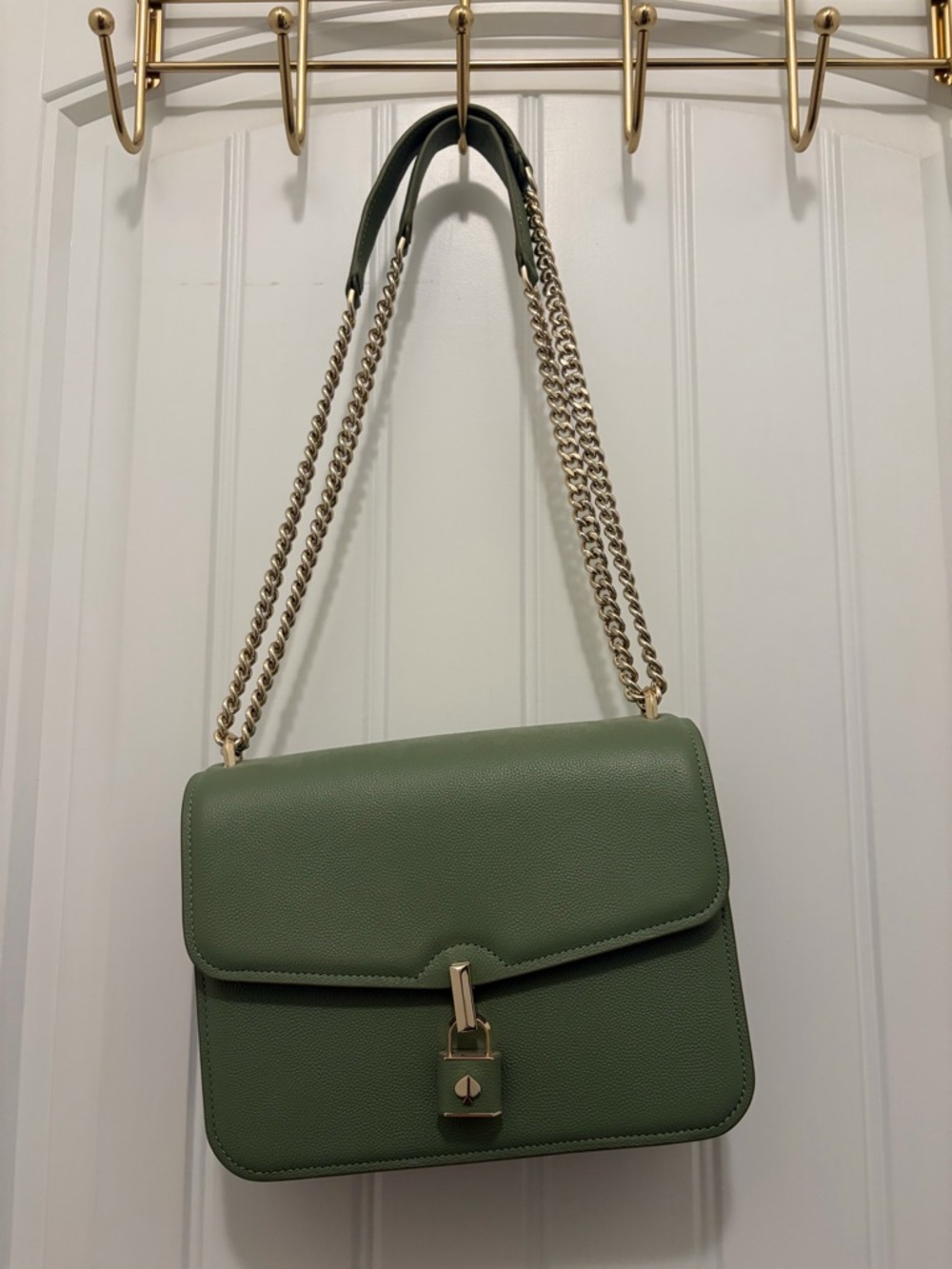 Kate Spade Green Women's Chain Shoulder Bag